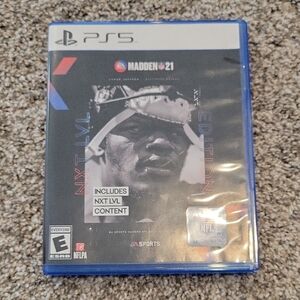 Madden NFL 21 NXT LVL Edition for PS5 - Blue Case